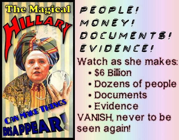 Hillary-Clinton-magician-corrupt-thief-liar-steals-138880924775